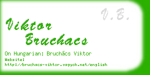 viktor bruchacs business card